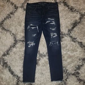 American Eagle Destructed Skinny Jeans